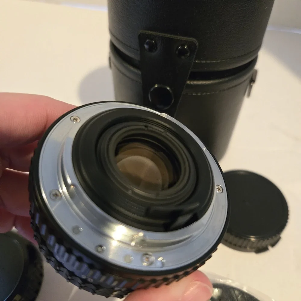 SMC Pentax-a 1:2 50mm 5962040 Manual‎ Focus Camera Lens W Case & Extra Caps